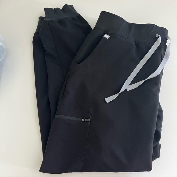 Figs Pants & Jumpsuits Figs Zamora Jogger Scrub Pants Black Xl